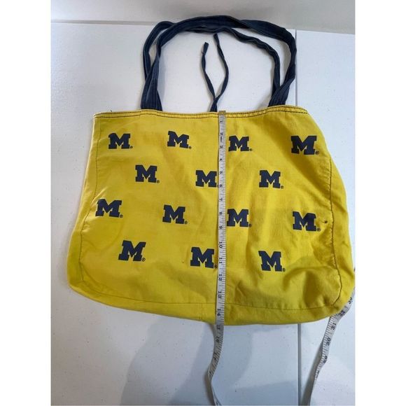 Michigan pajama pants size large bundle with reversible bag university of Michig - Picture 10 of 13